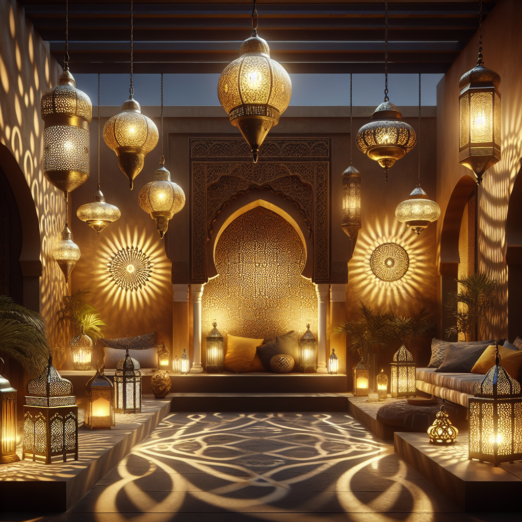 Enchant Your Evenings: The Magic of Moroccan Garden Lights